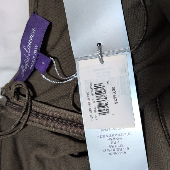 Aletta Jersey Evening Dress. Ralph Lauren Collection. - Picture 11 of 11